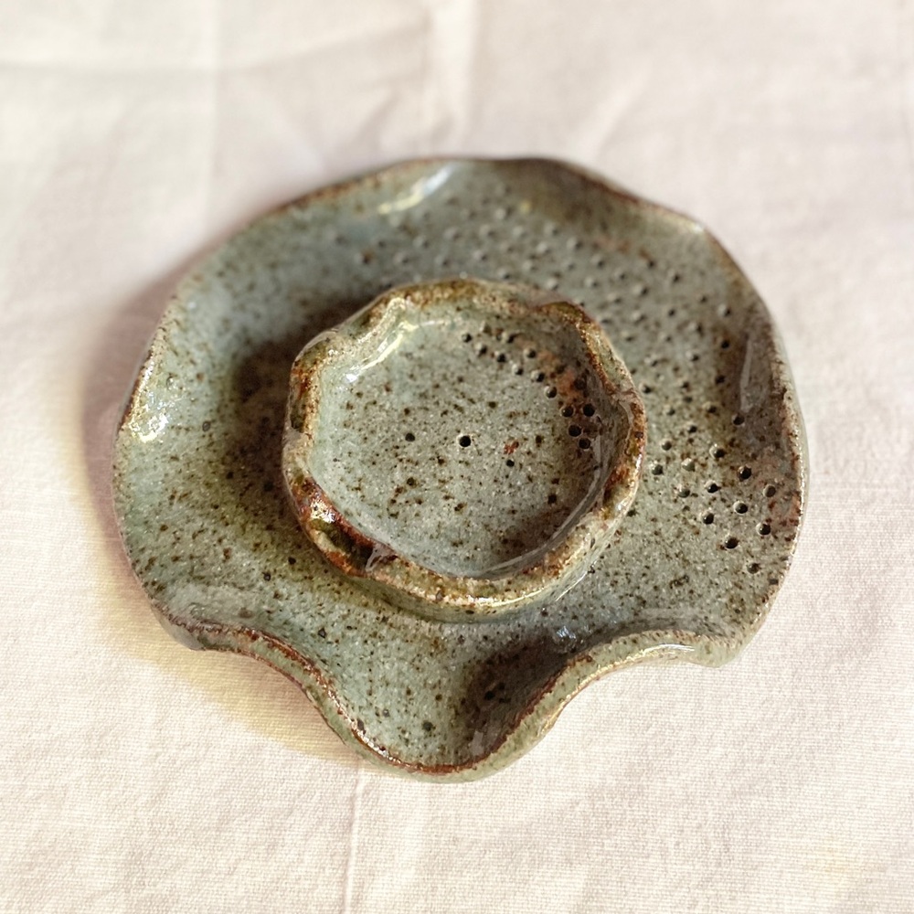 VINTAGE | Handmade Glazed Ceramic Dish